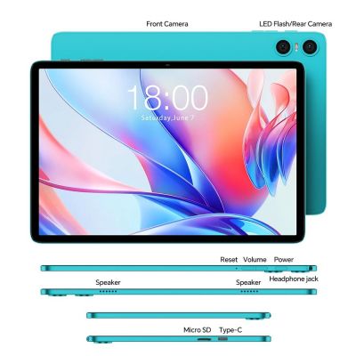 TECLAST tablet P30, 10.1", 4/64GB, Android 14, 6000mAh, μπλε | TABLETS στο smart-tech.gr
