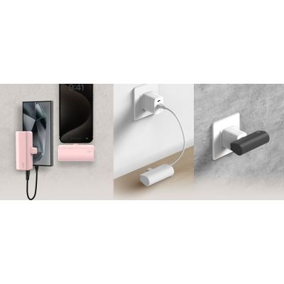 SILICON POWER power bank QD50, USB-C, 5000mAh, 20W PD, μαύρο | POWER BANKS στο smart-tech.gr