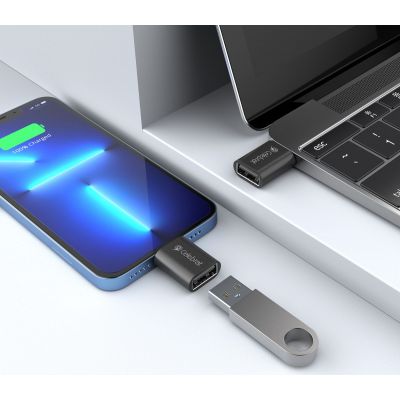 CELEBRAT αντάπτορας USB-C σε USB 3.0 CA-04, 5Gbps, μαύρος | Καλώδια USB-C (Type-C) στο smart-tech.gr