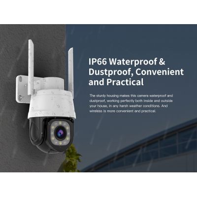 VSTARCAM smart κάμερα CS610Q, 4K/8MP, WiFi, PTZ, SD, IP66 | Διαδικτυακές IP Κάμερες στο smart-tech.gr