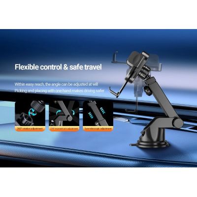 CELEBRAT βάση smartphone αυτοκινήτου HC-22 για ταμπλό, μαύρη | ΒΑΣΕΙΣ ΣΤΗΡΙΞΗΣ στο smart-tech.gr