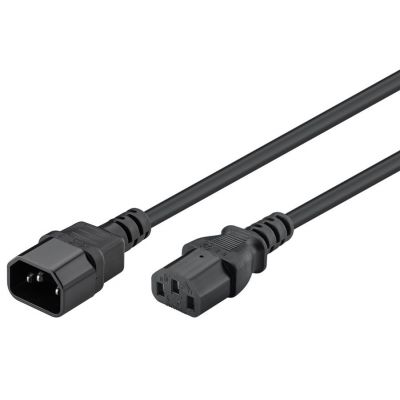 GOOBAY καλώδιο προέκτασης τροφοδοσίας 95124, 0.75mm², 0.5m, μαύρο | ΕΠΙΤΟΙΧΙΟΙ ΦΟΡΤΙΣΤΕΣ USB & ΚΑΛΩΔΙΑ ΦΟΡΤΙΣΗΣ στο smart-tech.gr