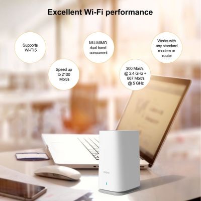 STRONG WiFi Mesh Home Kit ATRIA 2100, 2100Mbps Dual Band, 2τμχ | Access Points - WiFi Extenders στο smart-tech.gr