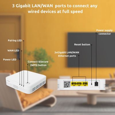 STRONG WiFi Mesh Home Kit ATRIA 1200 V2, 1200Mbps Dual Band, 3τμχ | Access Points - WiFi Extenders στο smart-tech.gr