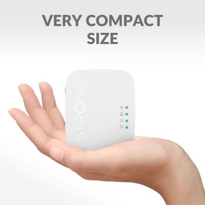 STRONG Powerline Kit POWERLWF600DUOMINI, 600Mbps, 300Mbps WiFi, 2τμχ | Access Points - WiFi Extenders στο smart-tech.gr