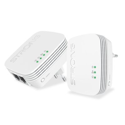 STRONG Powerline Kit POWERLWF600DUOMINI, 600Mbps, 300Mbps WiFi, 2τμχ | Access Points - WiFi Extenders στο smart-tech.gr