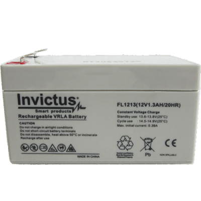 INVICTUS FL12-1,3 ΜΠΑΤΑΡΙΑ ΜΟΛΥΒΔΟΥ 1,3AH 12V INVICTUS | ΕΠΑΝΑΦΟΡΤΙΖΟΜΕΝΕΣ ΜΠΑΤΑΡΙΕΣ ΜΟΛΥΒΔΟΥ στο smart-tech.gr
