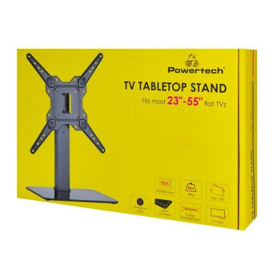 POWERTECH επιτραπέζια βάση PT-1281 για τηλεόραση 23-55", 40kg | ΒΑΣΕΙΣ ΣΤΗΡΙΞΗΣ ΣΥΣΚΕΥΩΝ στο smart-tech.gr
