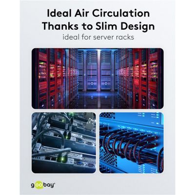 GOOBAY καλώδιο δικτύου 74222, CAT 6A U/UTP, slim, copper, 10Gbps, 1m, γκρι | Καλώδια δικτύου στο smart-tech.gr