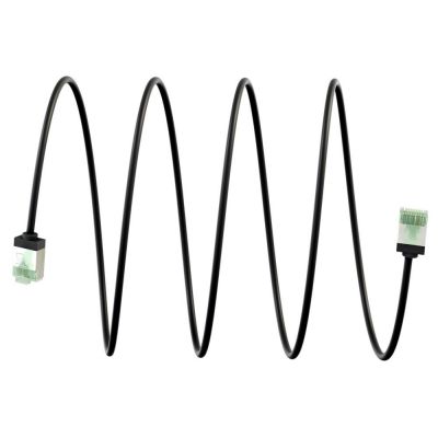 GOOBAY καλώδιο δικτύου 74352, CAT 8.1 U/FTP, slim, copper, 40Gbps, 0.50m, μαύρο | Καλώδια δικτύου στο smart-tech.gr