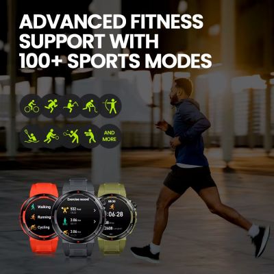 ZEBLAZE smartwatch Ares 3 Plus, heart rate, 1.43" AMOLED, IP68, μαύρο | Smartwatches & Activity Trackers στο smart-tech.gr