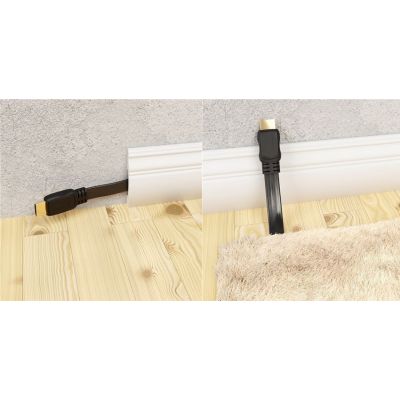 GOOBAY καλώδιο HDMI 2.0 με Ethernet 61278, flat, 18Gbit/s, 4K, 1.5m, μαύρο | Λοιπά Καλώδια, Adaptors & Μετατροπείς στο smart-tech.gr