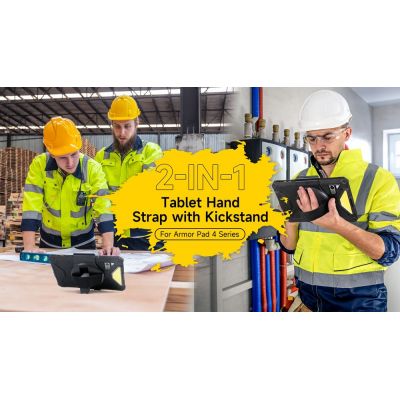 ULEFONE βάση UAS02 για tablet Armor Pad 4 series, με ιμάντα, μαύρη | Θήκες προστασίας για Tablets στο smart-tech.gr