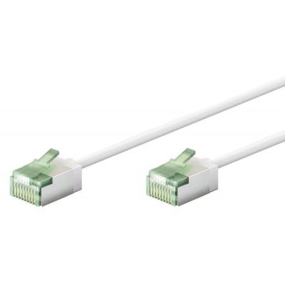 GOOBAY καλώδιο δικτύου 74363, CAT 8.1 U/FTP, slim, copper, 2000MHz, 5m, λευκό | Καλώδια δικτύου στο smart-tech.gr