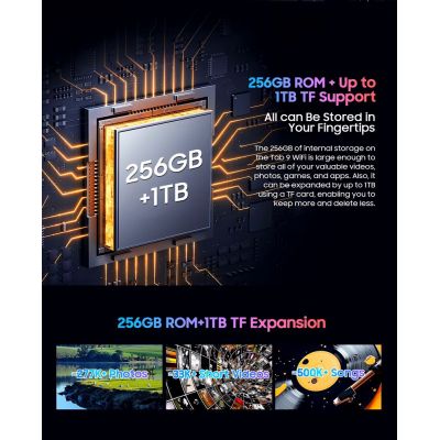 BLACKVIEW tablet Tab 9 WiFi, 11", 6/256GB, Android 14, 8200mAh, γκρι | TABLETS στο smart-tech.gr