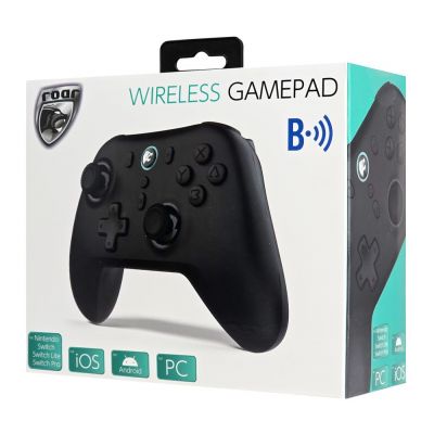 ROAR ασύρματο gamepad RR-0025 για Switch/PC/iOS/Android, Bluetooth, μαύρο | GAMING Χειριστήρια (Gamepads) στο smart-tech.gr