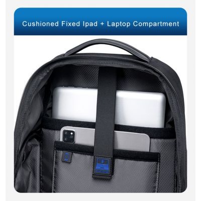 ARCTIC HUNTER τσάντα πλάτης B00683 με θήκη laptop 15.6", USB, 20.5L, μαύρη | Τσάντες & Σακίδια καθημερινής χρήσης στο smart-tech.gr