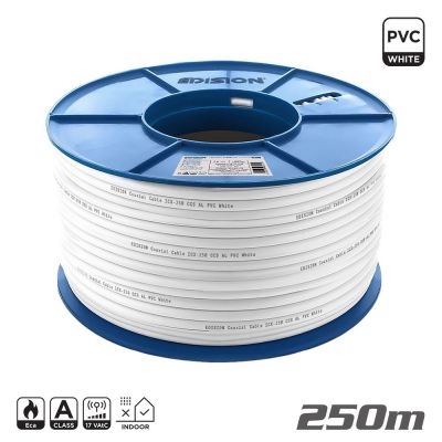 ΚΑΛΩΔΙΟ Coaxial ICX-250 CCS AL Eca PVC Λευκό 250m | ΚΕΡΑΙΑΣ στο smart-tech.gr