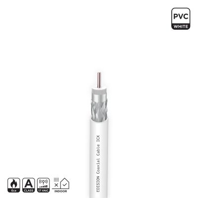 ΚΑΛΩΔΙΟ Coaxial ICX-25 CCS AL Eca PVC Λευκό 25m | ΚΕΡΑΙΑΣ στο smart-tech.gr