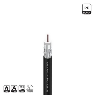 ΚΑΛΩΔΙΟ Coaxial OCX-50 CU AL Fca PE Μαύρο 50m | ΚΕΡΑΙΑΣ στο smart-tech.gr
