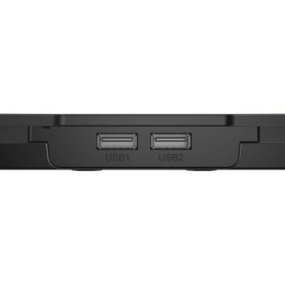 POWERTECH βάση & ψύξη laptop PT-1346, έως 15.6", 2x 125mm LED fan, μαύρη | ΒΑΣΕΙΣ & ΨΥΞΗ ΓΙΑ LAPTOP στο smart-tech.gr