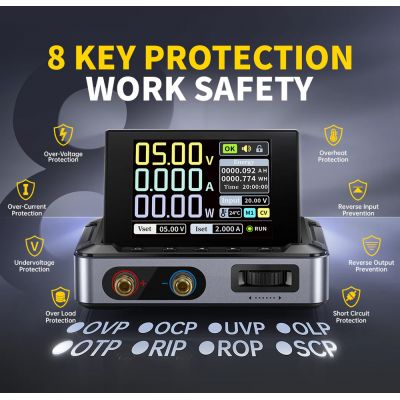 FNIRSI μίνι τροφοδοτικό πάγκου DPS-150, 150W | Μηχανήματα - Πολύμετρα στο smart-tech.gr