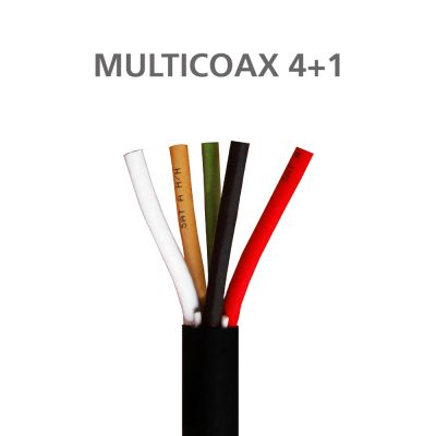 ΚΑΛΩΔΙΟ MULTICOAX RG6 4+1 CCS PVC Black 100m | ΚΕΡΑΙΑΣ στο smart-tech.gr