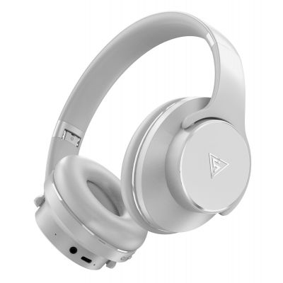 DOQAUS headphones DESIGN 1, ασύρματα & ενσύρματα, Φ40mm, 600mAh, γκρι | Ακουστικά Bluetooth στο smart-tech.gr