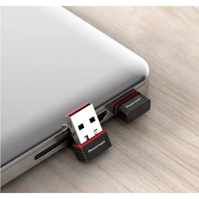 POWERTECH ασύρματος USB αντάπτορας δικτύου PT-1384, 150Mbps WiFi | USB - PCI Κάρτες δικτύου στο smart-tech.gr