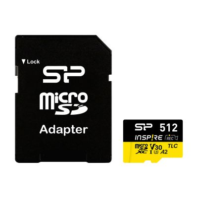 SILICON POWER κάρτα μνήμης microSDXC Inspire, 512GB, UHS-I U3 A1 V30 | Κάρτες μνήμης MicroSD στο smart-tech.gr
