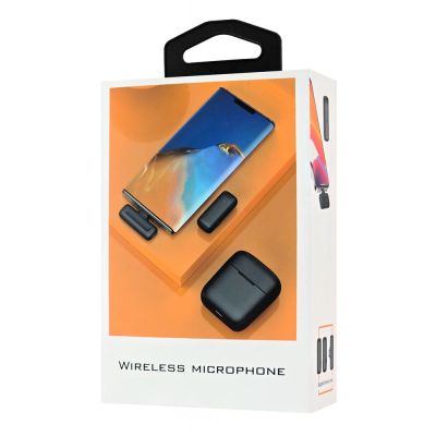 APEXEL ασύρματο μικρόφωνο APL-MIC007 με θήκη φόρτισης, USB-C, 2.4GHz, μαύρο | ΛΟΙΠΑ ΑΞΕΣΟΥΑΡ στο smart-tech.gr