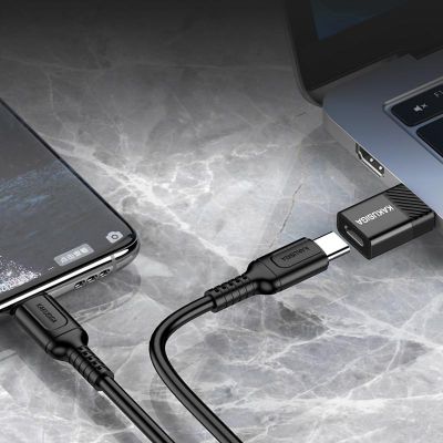 KAKUSIGA αντάπτορας USB-C σε USB KSC-1407, 480Mbps, 60W, μαύρος | Καλώδια USB-C (Type-C) στο smart-tech.gr