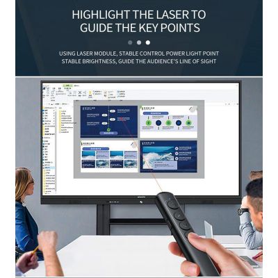 KAKUSIGA τηλεχειριστήριο παρουσιάσεων KSC-1488 με laser & πλήκτρα, 100m, μαύρο | Τηλεχειριστήρια τηλεοράσεων στο smart-tech.gr