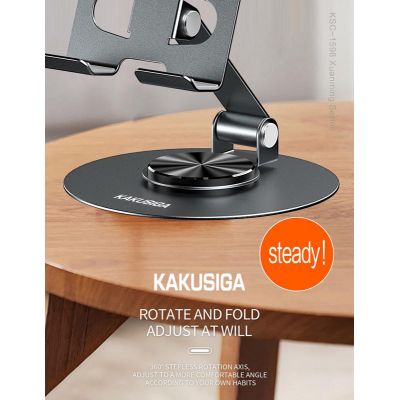 KAKUSIGA επιτραπέζια βάση smartphone KSC-1598, foldable, μαύρη | ΒΑΣΕΙΣ ΣΤΗΡΙΞΗΣ στο smart-tech.gr