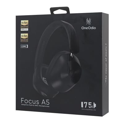 ONEODIO headphones Focus A5, ενσύρματα & ασύρματα, Hybrid ANC, 40mm, 600mAh, μαύρο | Ακουστικά Bluetooth στο smart-tech.gr