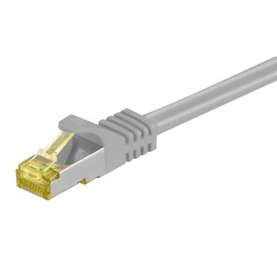 GOOBAY καλώδιο δικτύου 91567, CAT 7 S/FTP, copper, 500MHz, 0.50m, γκρι | Καλώδια δικτύου στο smart-tech.gr