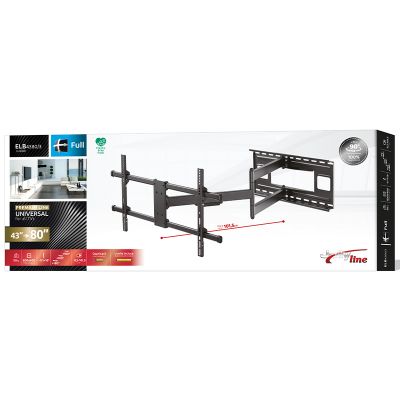 JL42868 JollyLine ΒΑΣΗ TOIXOY TV 43-80 Motion 50kg | Βάσεις τηλεοράσεων τοίχου στο smart-tech.gr