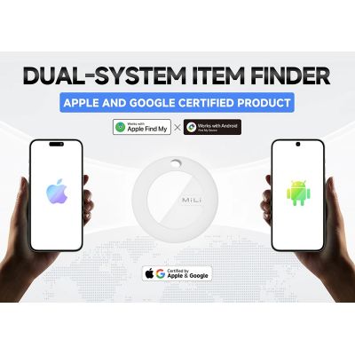 MILI κουδούνι ποδηλάτου με smart tag MiTag Duo, iOS & Android, Bluetooth tracker, μαύρο/λευκό | ΛΟΙΠΑ ΑΞΕΣΟΥΑΡ στο smart-tech.gr