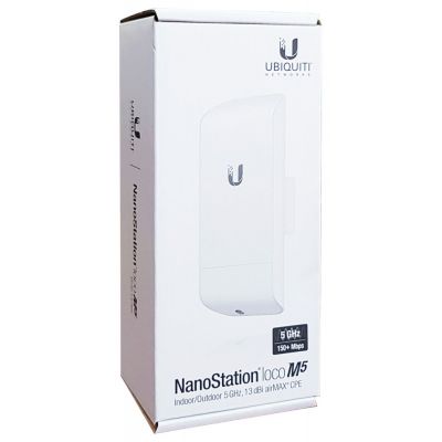 UBIQUITI LocoM5 NanoStation 5GHz 13dBi airMAX MIMO Outdoor AP-CPE | Access Points - WiFi Extenders στο smart-tech.gr