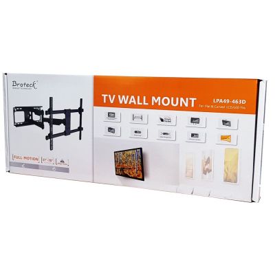BRATECK επιτοίχια βάση βαρέως τύπου LPA49-463D για monitor 37-70", 60kg | Βάσεις τηλεοράσεων τοίχου στο smart-tech.gr