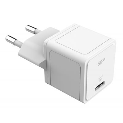 SILICON POWER φορτιστής τοίχου SP20WASYQM121PCW, USB-C, PD 20W, λευκός | ΦΟΡΤΙΣΤΕΣ / ΤΡΟΦΟΔΟΤΙΚΑ USB στο smart-tech.gr