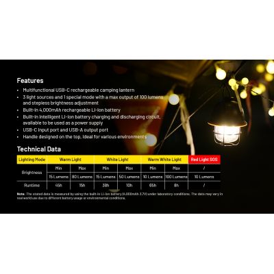 ΦΑΚΟΣ LED NITECORE L series LR40 Green | ΦΑΝΑΡΑΚΙΑ στο smart-tech.gr