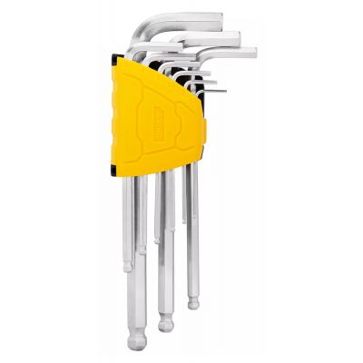 DELI σετ κλειδιά Allen DL3088 με μακρύ βραχίονα, 1.5-10mm, Cr-V, 9τμχ | ΕΡΓΑΛΕΙΑ ΧΕΙΡΟΣ  στο smart-tech.gr