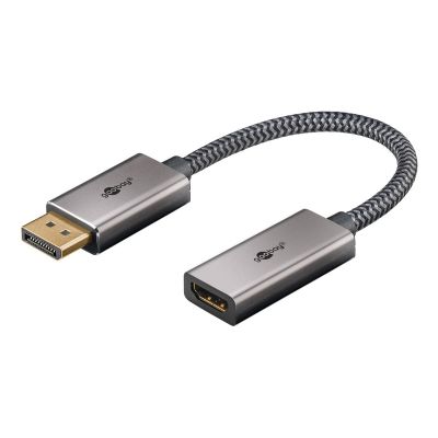 GOOBAY αντάπτορας DisplayPort σε HDMI 75271, 4K/60Hz, 0.2m, γκρι | Λοιπά Καλώδια, Adaptors & Μετατροπείς στο smart-tech.gr