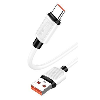 KAKUSIGA καλώδιο USB-C σε USB KSC-998, σιλικόνης, 5A, 480Mbps, 1m, λευκό | Καλώδια USB-C (Type-C) στο smart-tech.gr