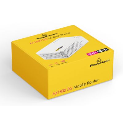 POWERTECH 5G mobile router PT-1511, WiFi 6, AX1800 dual band, 4000mAh | Modems / Routers στο smart-tech.gr