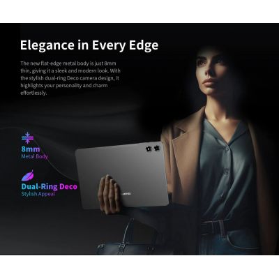 TECLAST tablet T50 Plus 2025, 11", 8/256GB, 4G, Android 15, 8000mAh, γκρι | TABLETS στο smart-tech.gr