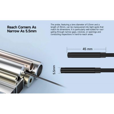 ULEFONE ενδοσκοπική κάμερα E01 για uSmart βύσμα, 1MP, IP67 | ΛΟΙΠΑ ΑΞΕΣΟΥΑΡ στο smart-tech.gr