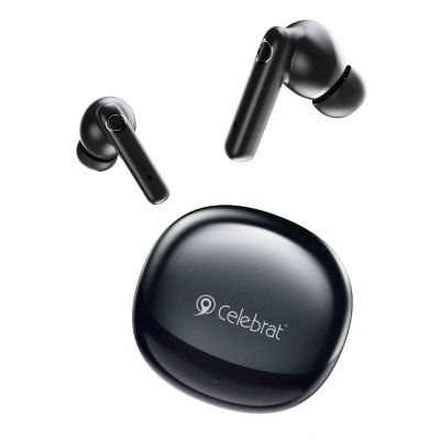 CELEBRAT earphones με θήκη φόρτισης W71, True Wireless, 10mm, 30/200mAh, μαύρα | Ακουστικά Bluetooth στο smart-tech.gr