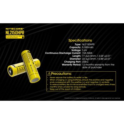 ΜΠΑΤΑΡΙΑ NITECORE 21700, 5000mAh, HPR | ΜΠΑΤΑΡΙΕΣ ΦΑΚΩΝ στο smart-tech.gr